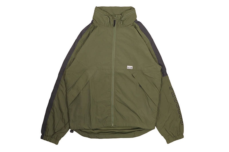 PRO CLUB FULL COURT WINDBREAKER JACKET (OLIVE) 03PC0303