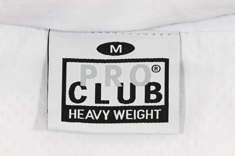 PRO CLUB FULL COURT WINDBREAKER JACKET (WHITE/BLACK) 03PC0303 15PC0307