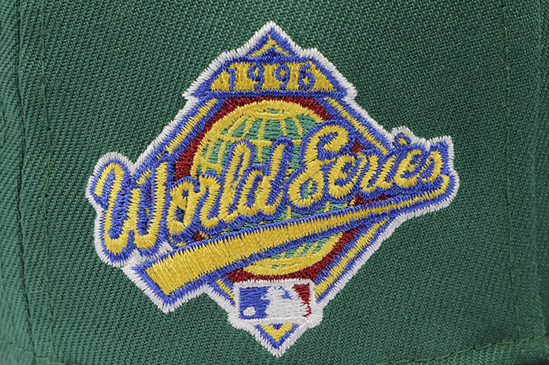 NEW ERA NEW YORK YANKEES 59FIFTY FITTED CAP (1996 WORLD SERIES CUSTOM SIDE PATCH/GREY UNDER VISOR/EMERALD GREEN)