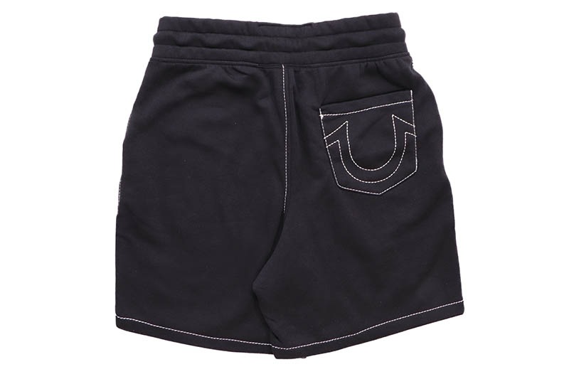 TRUE RELIGION BIG T SWEAT SHORT (108938:BLACK)