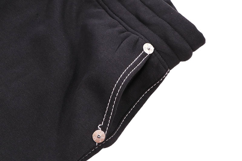 TRUE RELIGION BIG T SWEAT SHORT (108938:BLACK)