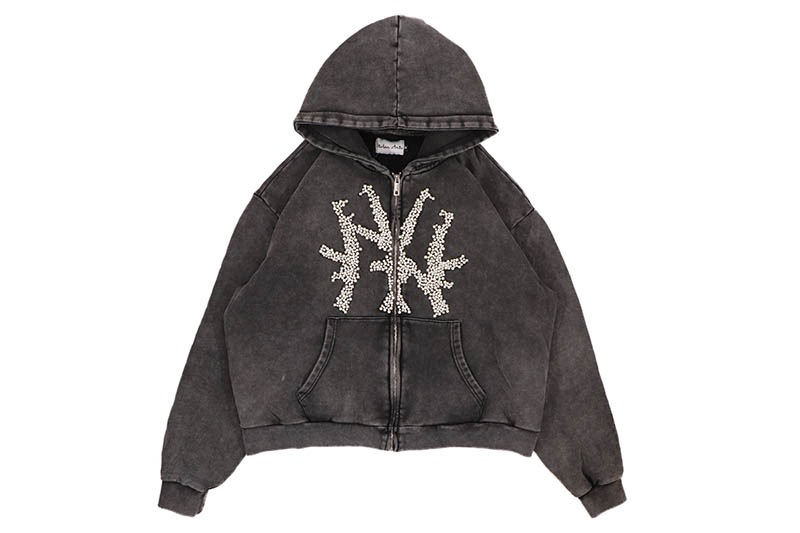 STOLEN ARTS BLACK AK-NY PEARL HOODIE