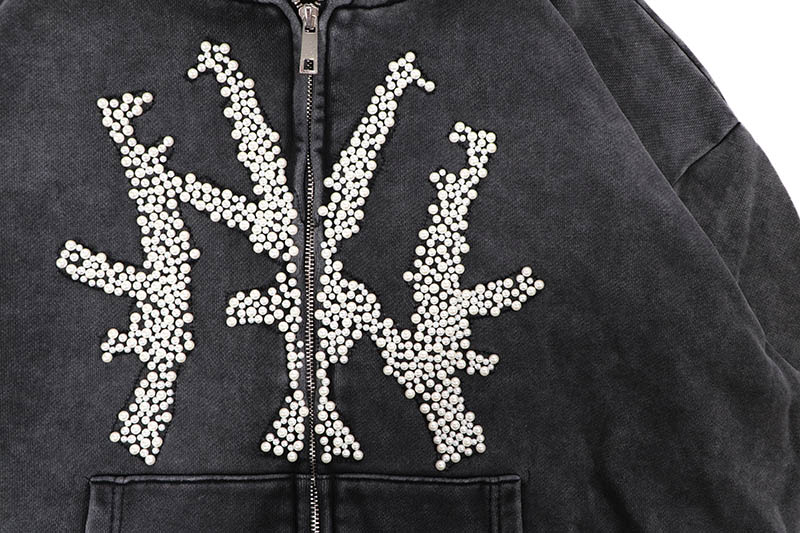 STOLEN ARTS BLACK AK-NY PEARL HOODIE