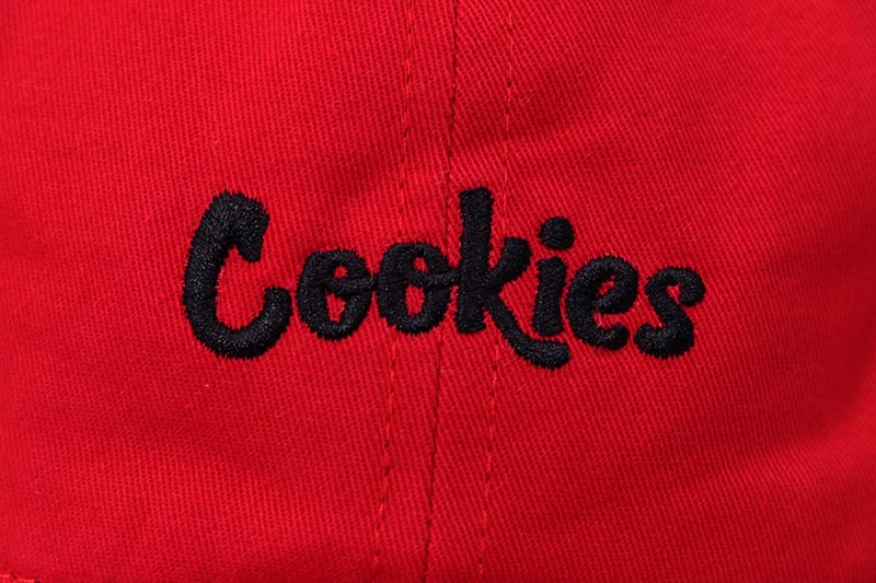 COOKIES ORIGINAL LOGO DAD CAP (RED/BLACK) 1564X6666 CM232XDH07