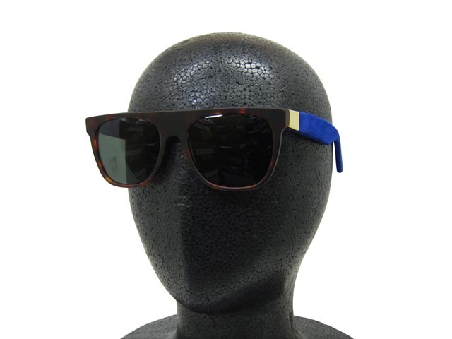 SUPER SUNGLASS(900:FLAT TOP:BLUE SUEDE MATTE) | Brand,S-Z