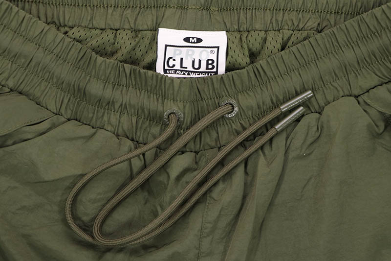 PRO CLUB FULL COURT WINDBREAKER PANTS (OLIVE) 03PC0503