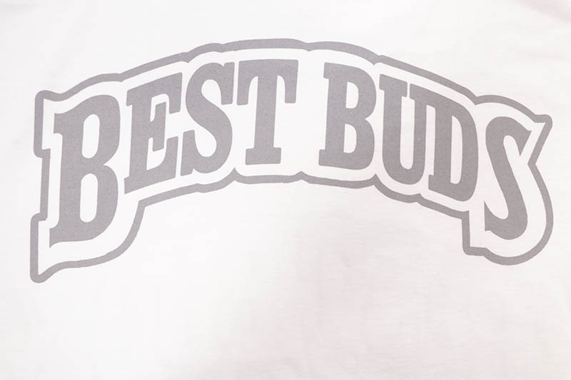 STREET WEAR SUPPLY BEST BUDS STICK TOGETHER T-SHIRT (WHITE)
