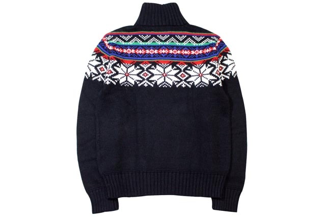 POLO RALPH LAUREN CASHMERE BLEND STAND COLLAR SWEATER(0114881)