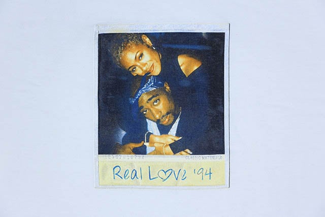 CLASSIC MATERIAL NY "REAL LOVE/CMLA" CREW SWEAT(WHITE)