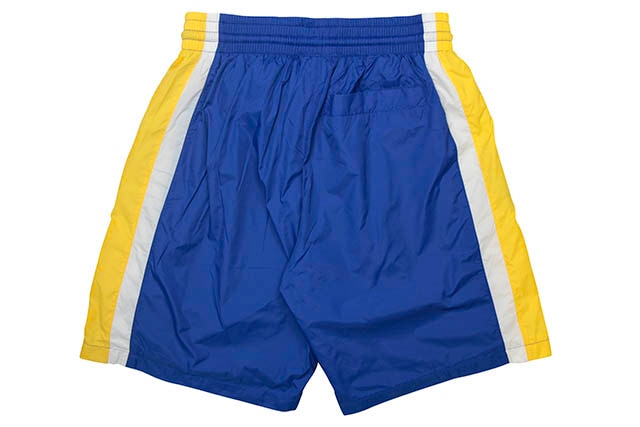MITCHELL&NESS PACKABLE NYLON SHORTS(GOLDEN STATE WARRIORS)