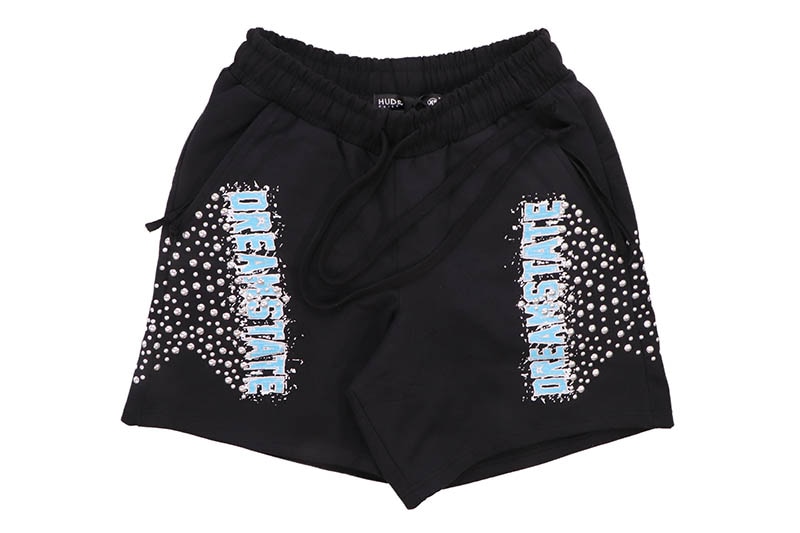 HUDSON OUTERWEAR DREAM STATE FLEECE SHORT (580:BLACK)