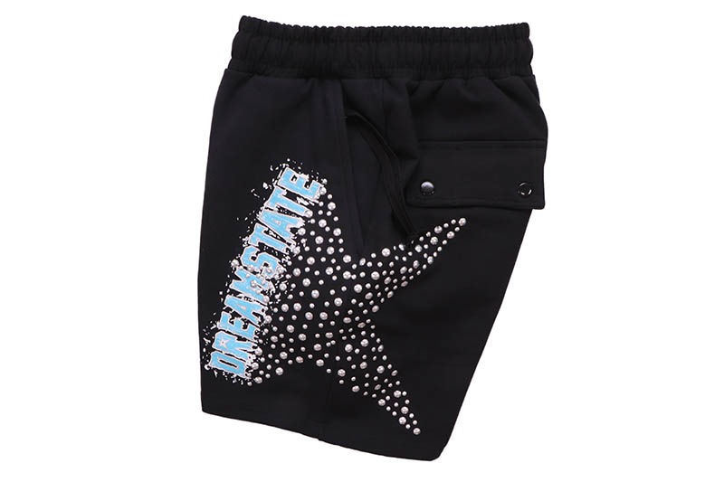 HUDSON OUTERWEAR DREAM STATE FLEECE SHORT (580:BLACK)