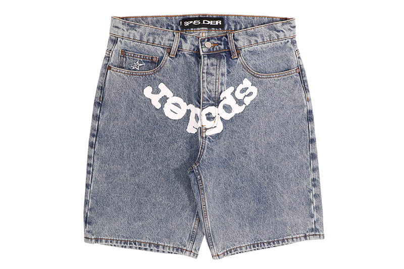 SP5DER OG LOGO DENIM PATCH SHORT | Brand,S-Z,SP5DER | GROWAROUND