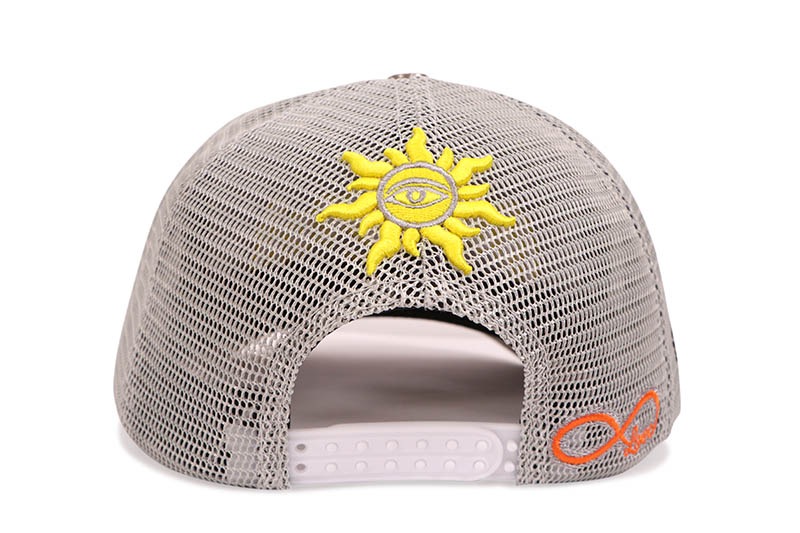 GODSPEED GS FOREVER TRUCKER HAT (GREY/YELLOW)