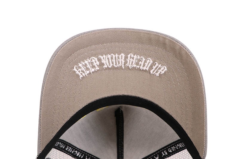 GODSPEED GS FOREVER TRUCKER HAT (GREY/YELLOW)