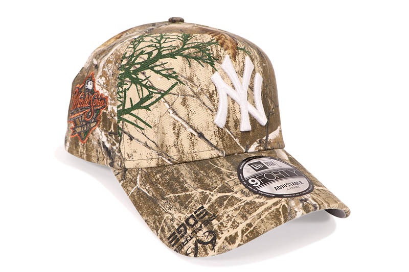 NEW ERA NEW YORK YANKEES 9FORTY AF ADJUSTABLE CAP (1998 WORLD SERIES SIDE PATCH/GREY UNDER VISOR/REALTREE CAMO)