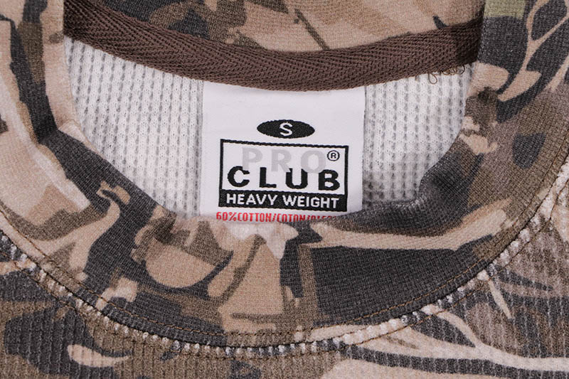 PRO CLUB HEAVYWEIGHT THERMAL CREW NECK (TREE CAMO) 54PC0104