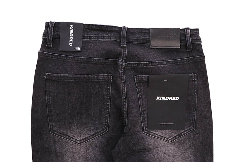 KINDRED RHINESTONE STACKED FIT PANTS (KD2214P:BLACK)