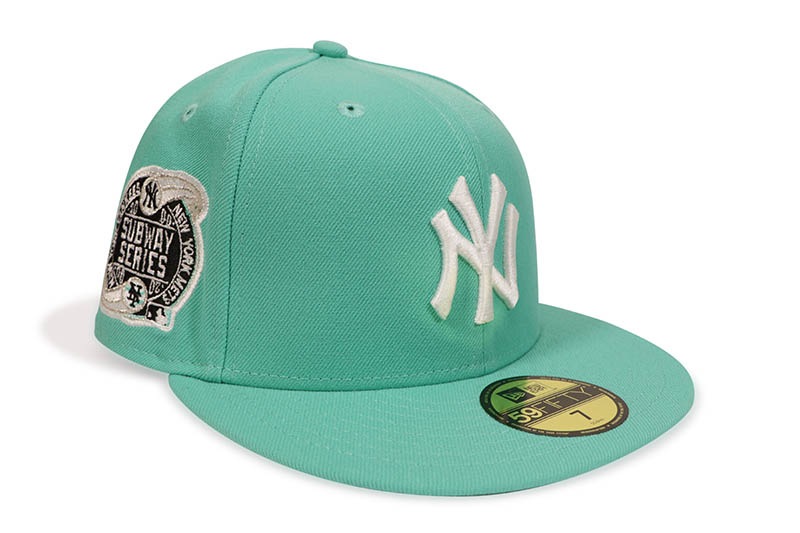 NEW ERA NEW YORK YANKEES 59FIFTY FITTED CAP (2000 SUBWAY SERIES SIDE PATCH/GREY UNDER VISOR/MINT) 70945498
