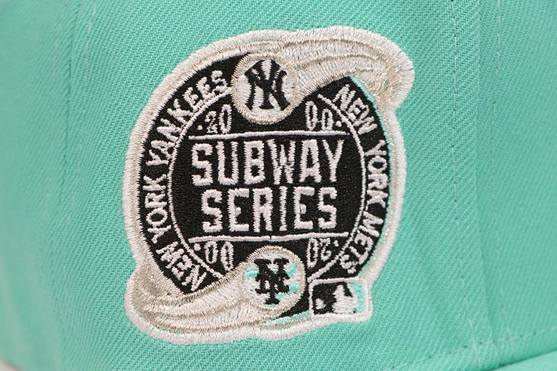 NEW ERA NEW YORK YANKEES 59FIFTY FITTED CAP (2000 SUBWAY SERIES SIDE PATCH/GREY UNDER VISOR/MINT) 70945498