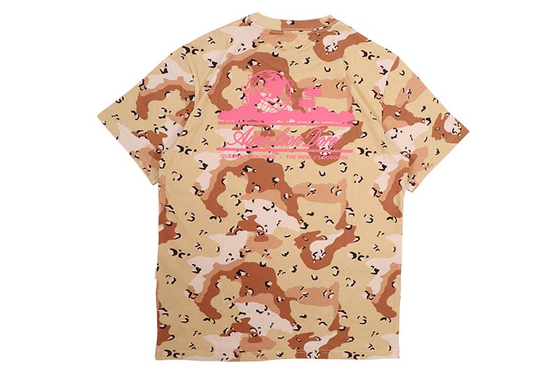 AIME LEON DORE CAMO UNISPHERE T-SHIRTS (DESERT CAMO)