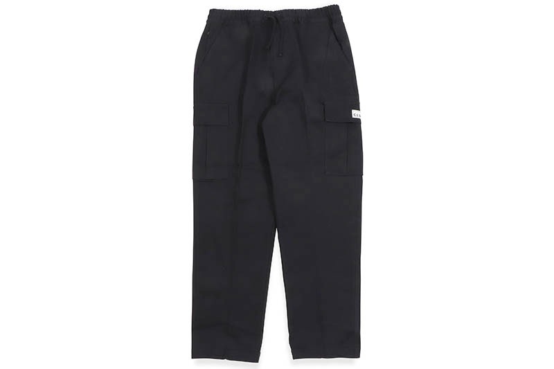 PRO CLUB HEAVYWEIGHT STRETCH TWILL CARGO LOUNGE PANT (BLACK) 15PC0502
