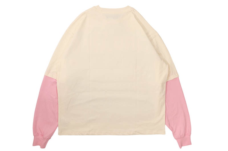 ROKU STUDIO GRIND MODE TWOFER LONG SLEEVE TEE (RK1481962:EGGSHELL)