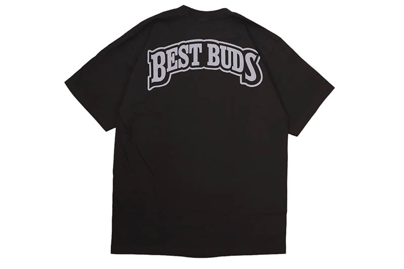 STREET WEAR SUPPLY BEST BUDS STICK TOGETHER T-SHIRT (BLACK)