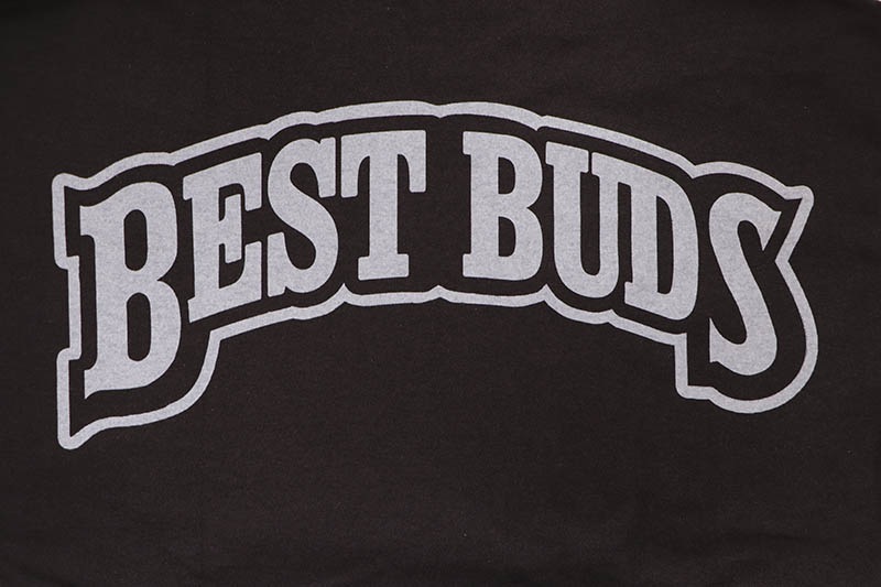 STREET WEAR SUPPLY BEST BUDS STICK TOGETHER T-SHIRT (BLACK)