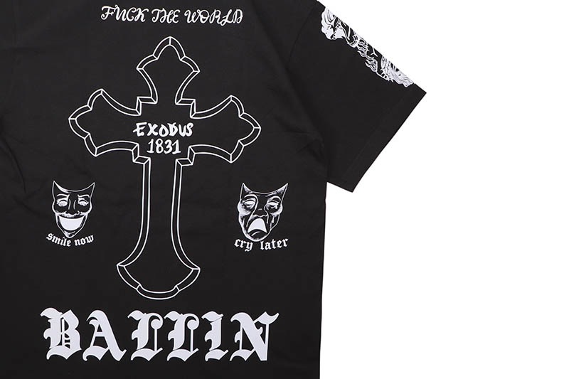 2PAC TATOO T-SHIRTS (SHAKA BLACK)