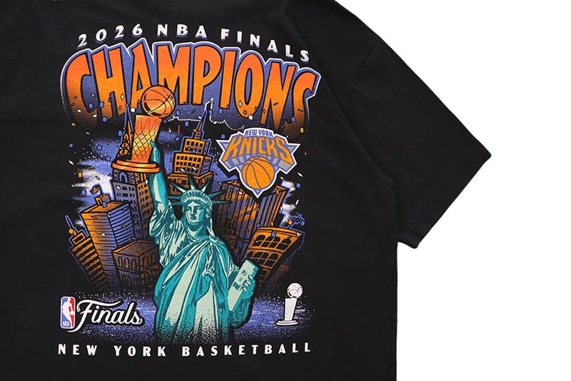 47 2026 NBA FINALS CHAMPIONS T-SHIRTS (BLACK) | Category,TOPS,S/S