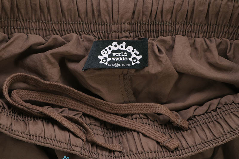 SP5DER OG WEB DOUBLE LAYER SHORT (BROWN) | Brand,S-Z,SP5DER