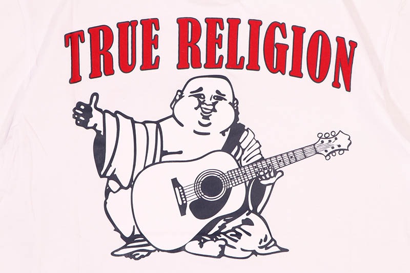TRUE RELIGION BUDDHA LOGO TEE (M4O8U24JV7:WHITE)