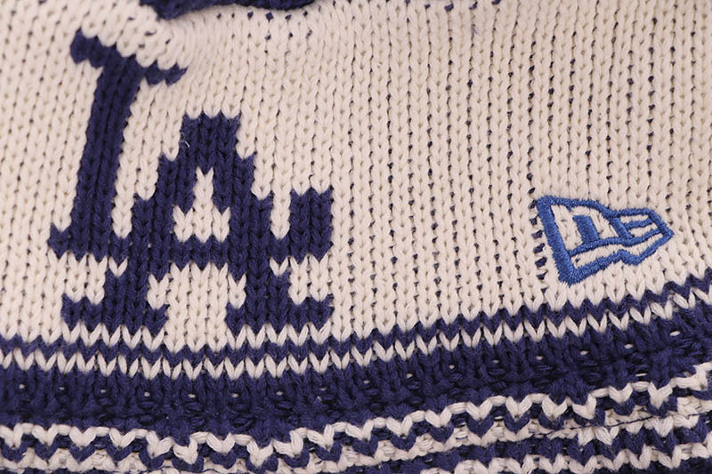 NEW ERA LOS ANGELES DODGERS KNIT BUCKET (INDIGO BLUE/CHROME) 14667669