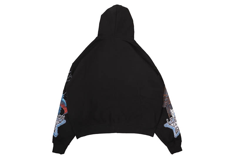 ROKU STUDIO LEGEND IN THE AIR ZIP BOXY HOODIE (RK5481857-BLK:BLACK