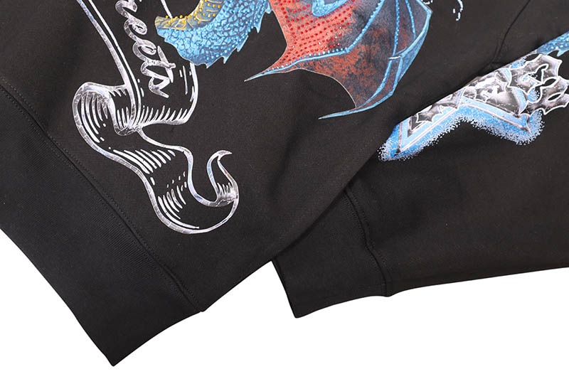 ROKU STUDIO LEGEND IN THE AIR ZIP BOXY HOODIE (RK5481857-BLK:BLACK)