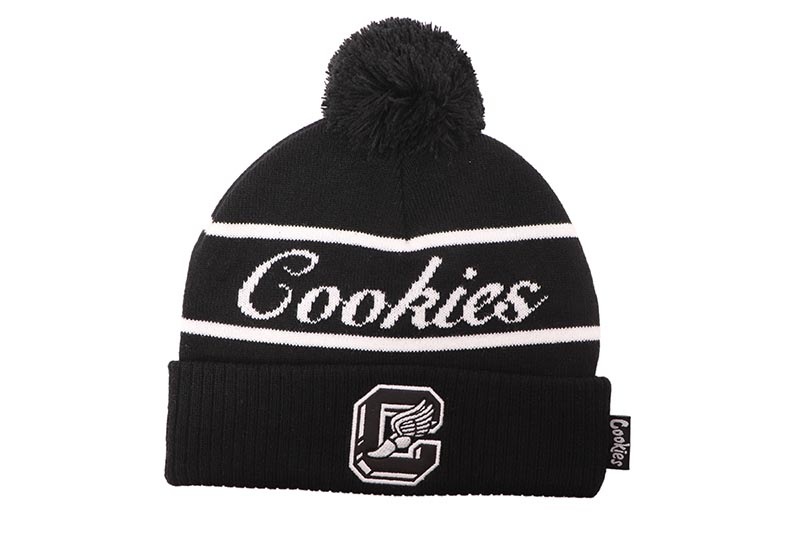 COOKIES HIGH POM BEANIE (BLACK) CM254XKB01