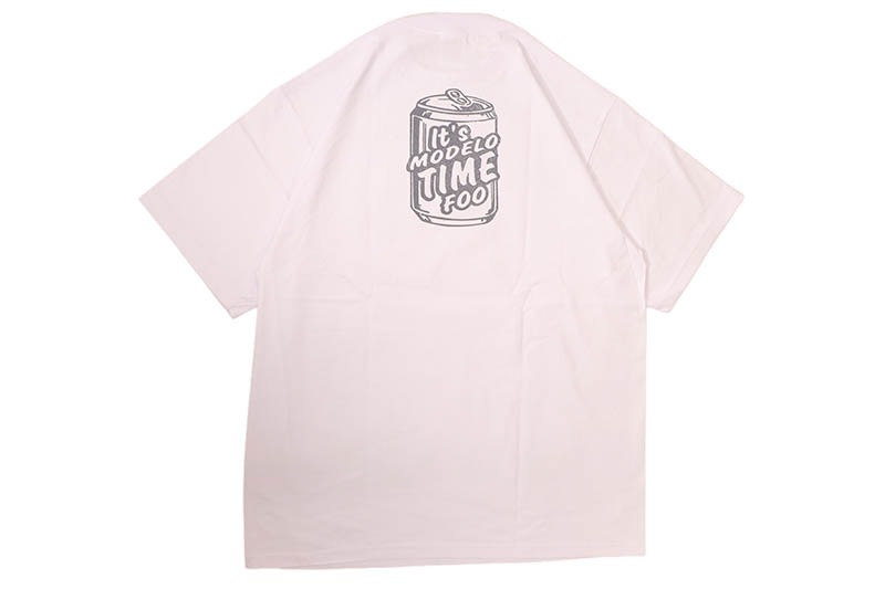 STREET WEAR SUPPLY IT'S MODELO TIME FOO T-SHIRT (WHITE)
