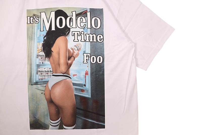STREET WEAR SUPPLY IT'S MODELO TIME FOO T-SHIRT (WHITE)