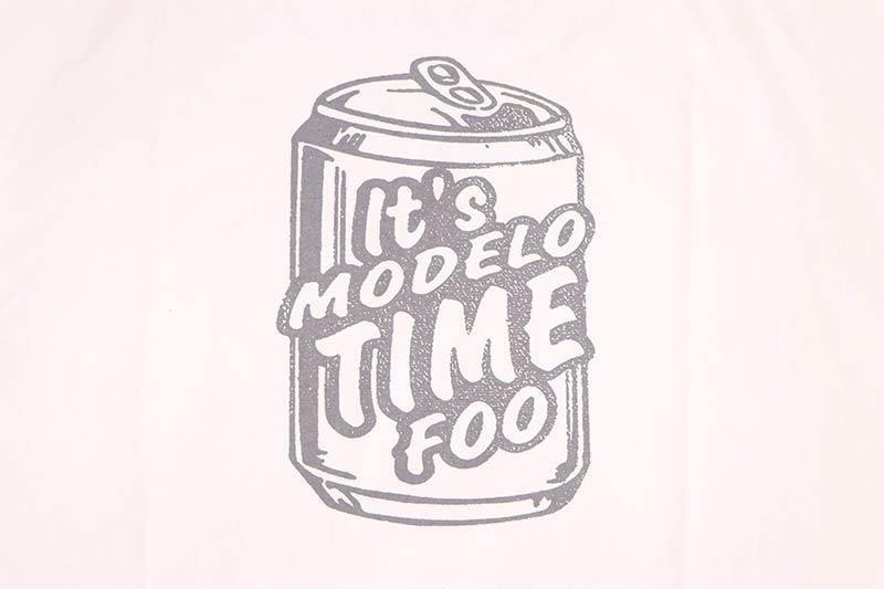 STREET WEAR SUPPLY IT'S MODELO TIME FOO T-SHIRT (WHITE)