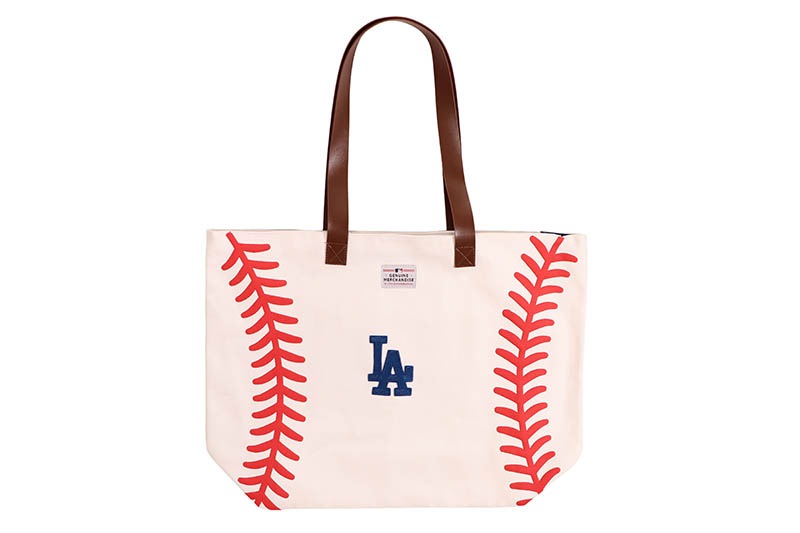 LITTLE EARTH BASEBALL TOTE BAG LOS ANGELES DODGERS (600143-DODG