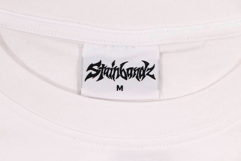 SB STUDIOS STAINBANDZ LONGSLEEVE T-SHIRTS (WHITE/BLUE)