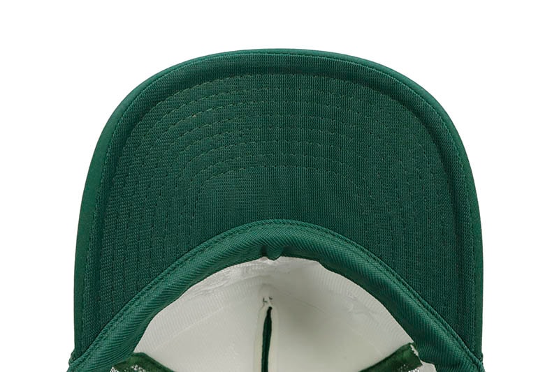 DROPOUT NEW YORK LA FLAMES TRUCKER HAT (FOREST GREEN) BB252