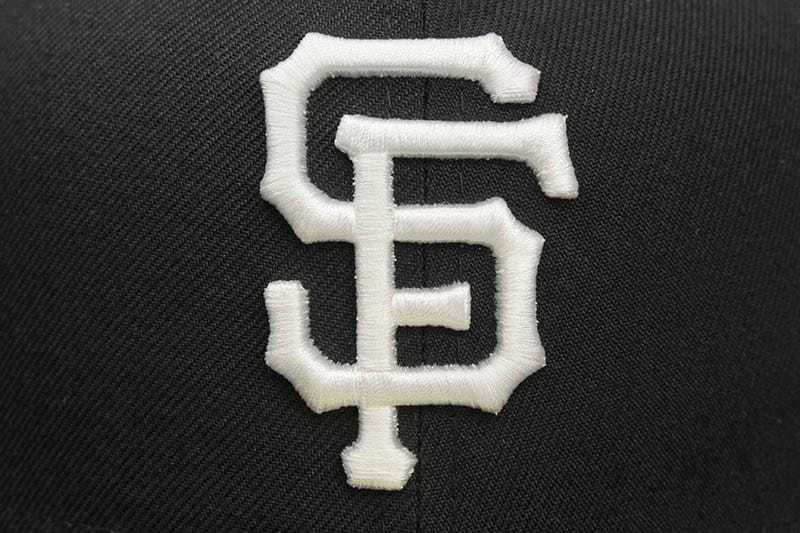 NEW ERA SAN FRANCISCO GIANTS BASIC 59FIFTY FITTED CAP (BLACK/WHITE)