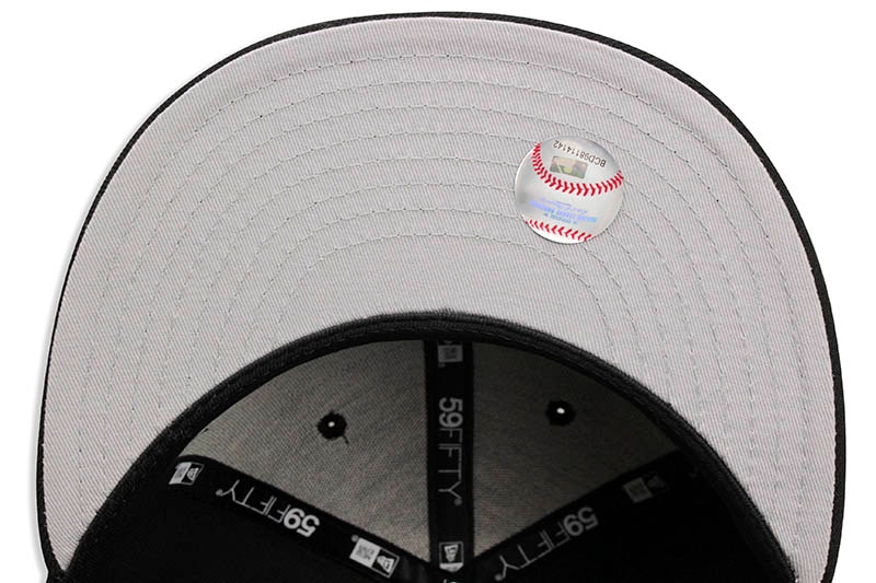 NEW ERA SAN FRANCISCO GIANTS BASIC 59FIFTY FITTED CAP (BLACK/WHITE)