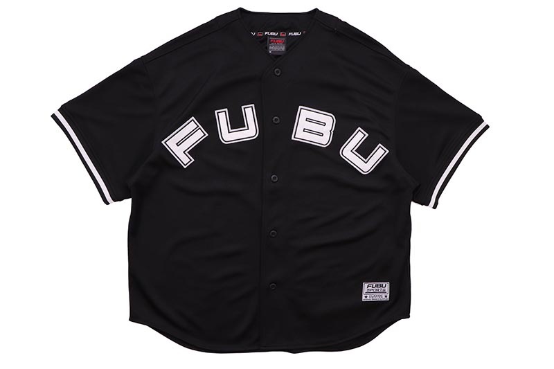 FUBU BASEBALL SHIRT (FAM-51714:BLACK)