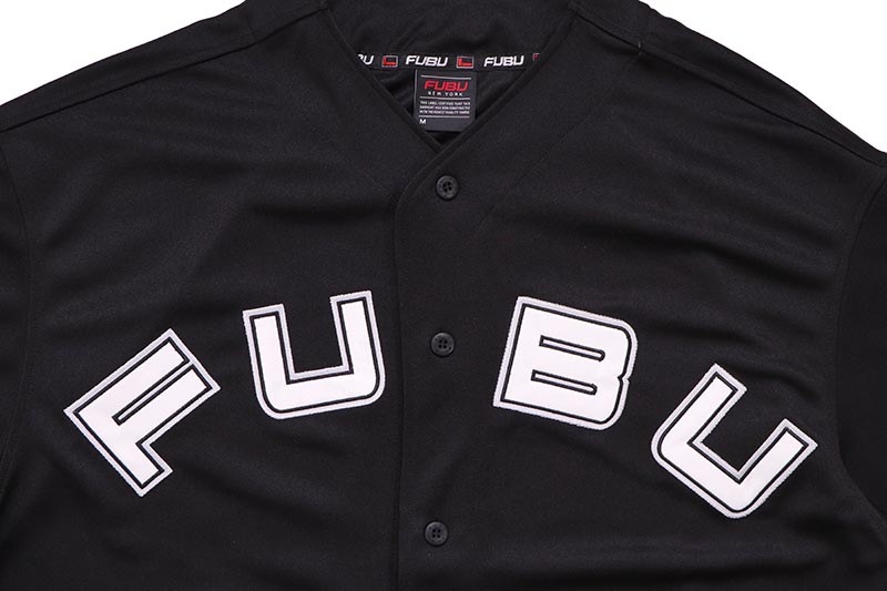 FUBU BASEBALL SHIRT (FAM-51714:BLACK)