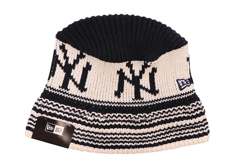 NEW ERA NEW YORK YANKEES KNIT BUCKET (NAVY/CHROME) 14667668