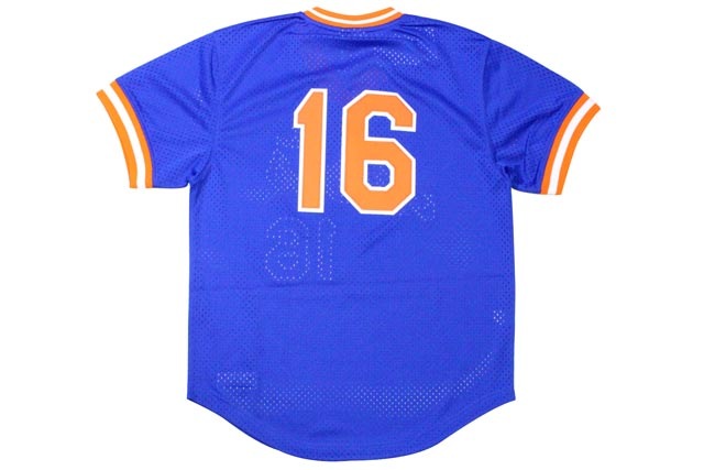 【新品】Mitchell & Ness Authentic BP Jersey Mitchell & Ness MLB AUTHENTIC BP JERSEY NEW YORK METS Men's