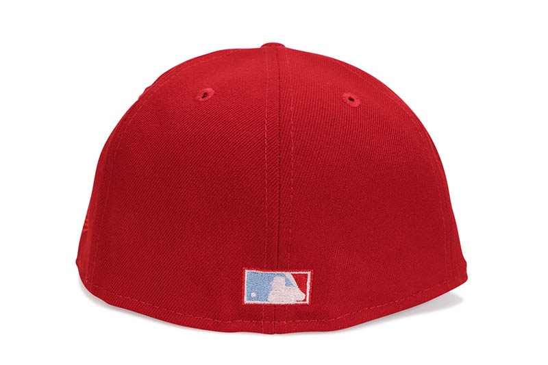 NEW ERA NEW YORK YANKEES 59FIFTY FITTED CAP (1999 WORLD SERIES SIDE PATCH/GREY UNDER VISOR/SCARLET) 70874677